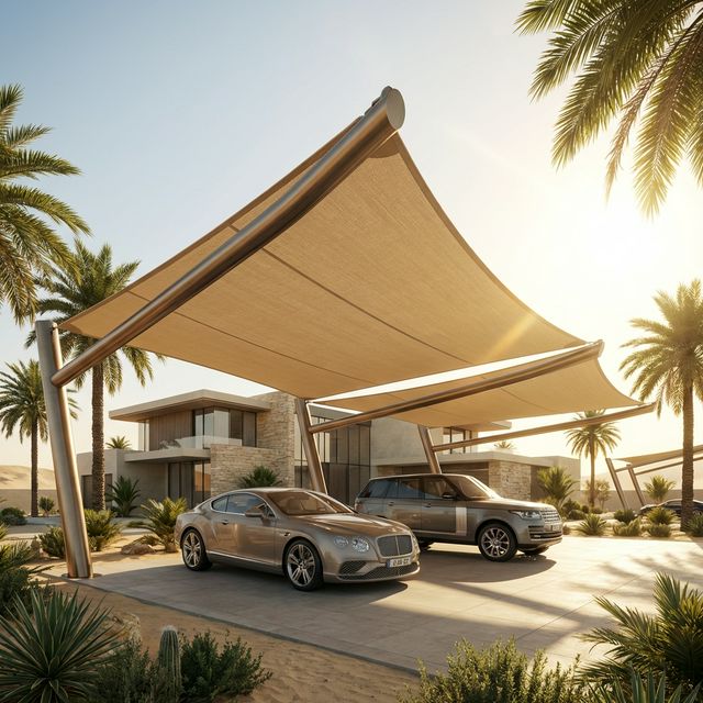 Shopping Mall Entrance Shade